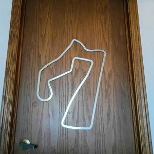 24 inch Race Track Map